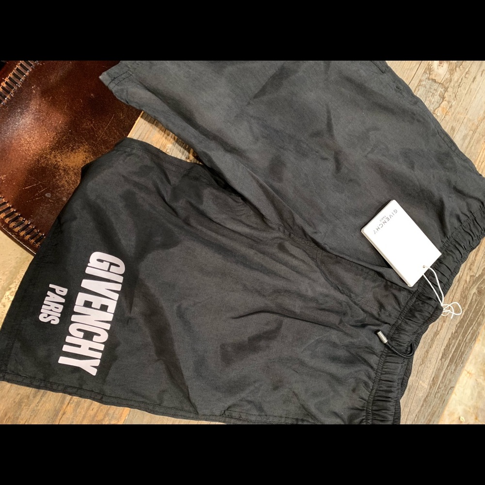 Black Givenchy Logo Shorts